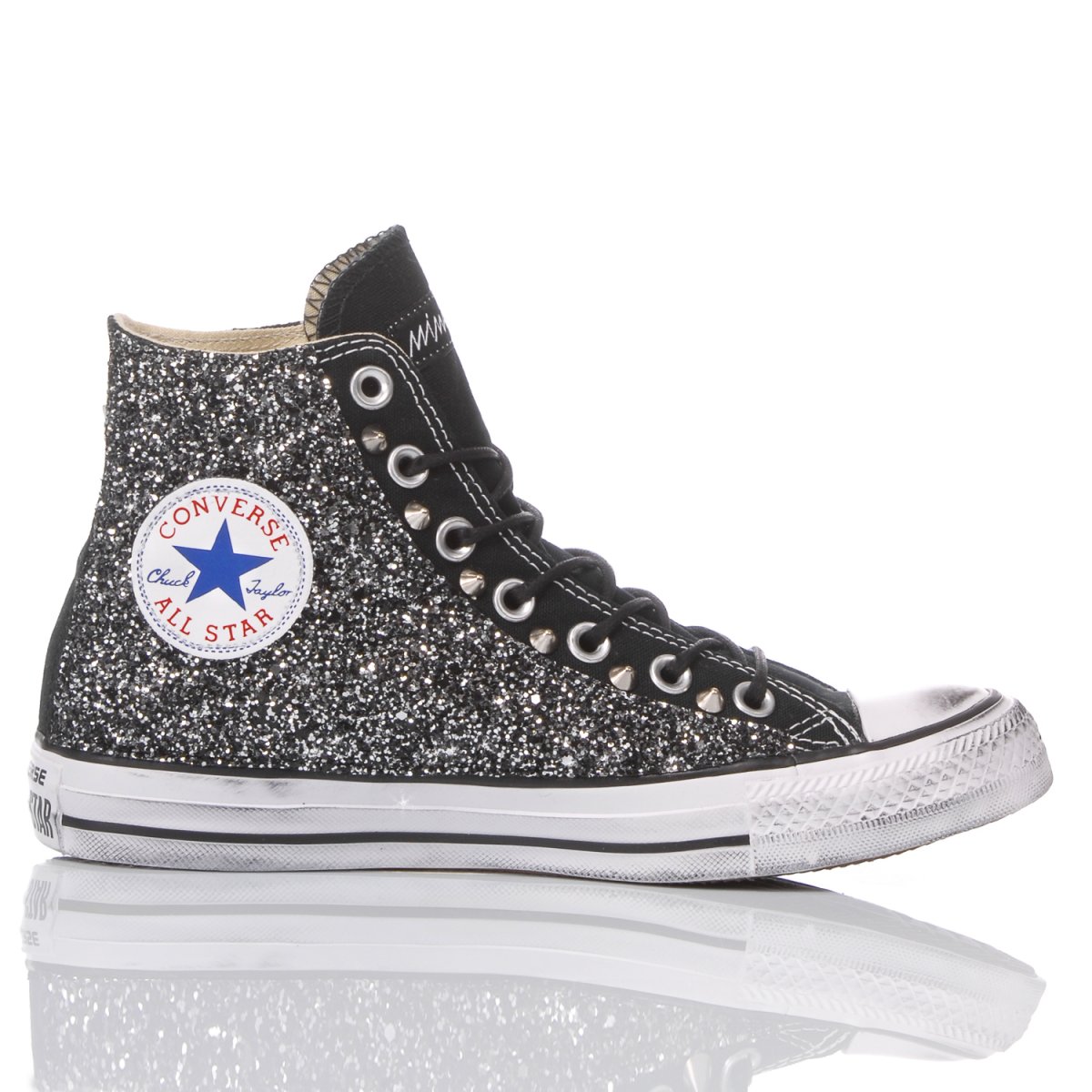 black converse sparkle