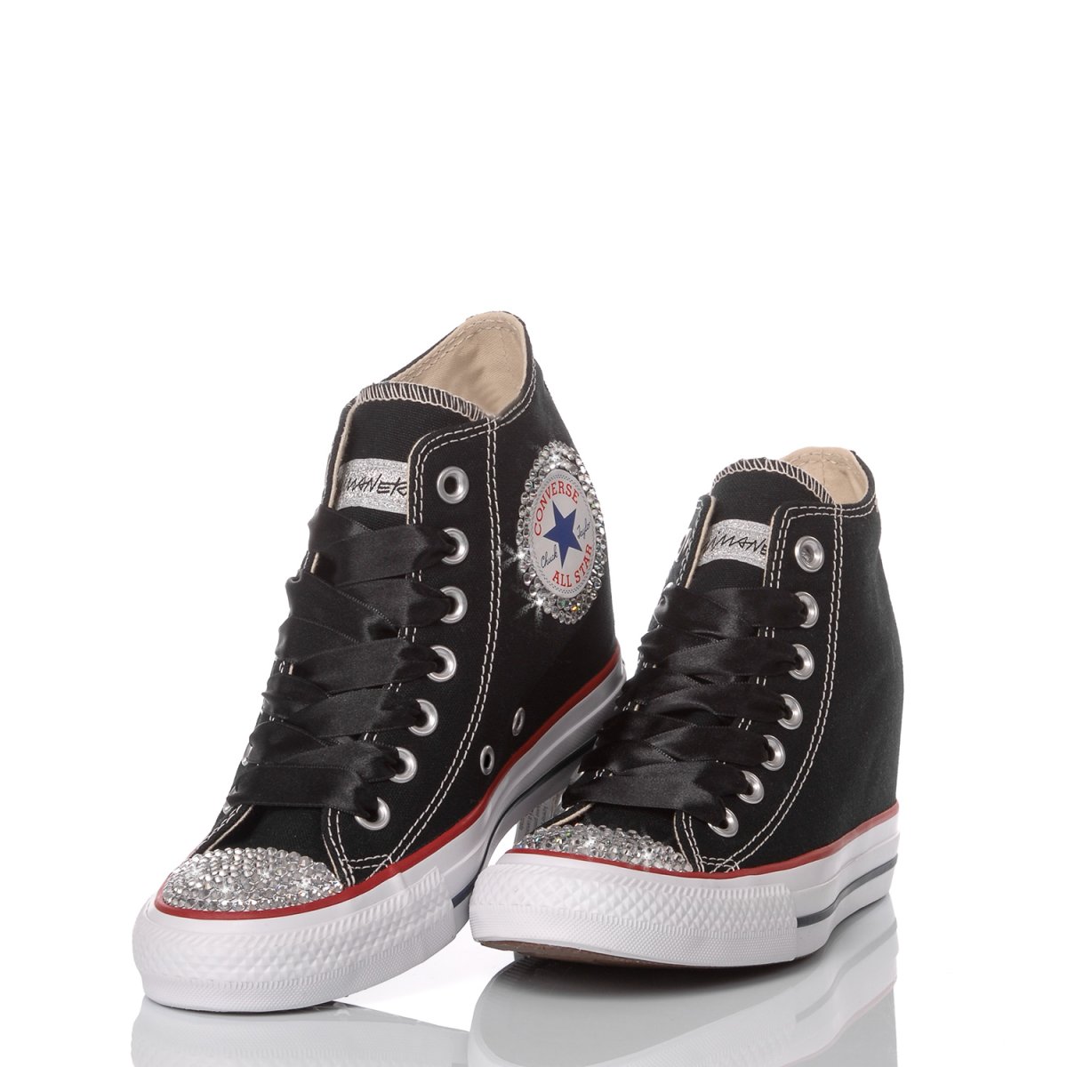 converse mid lux nere