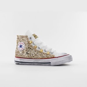 baby converse gold