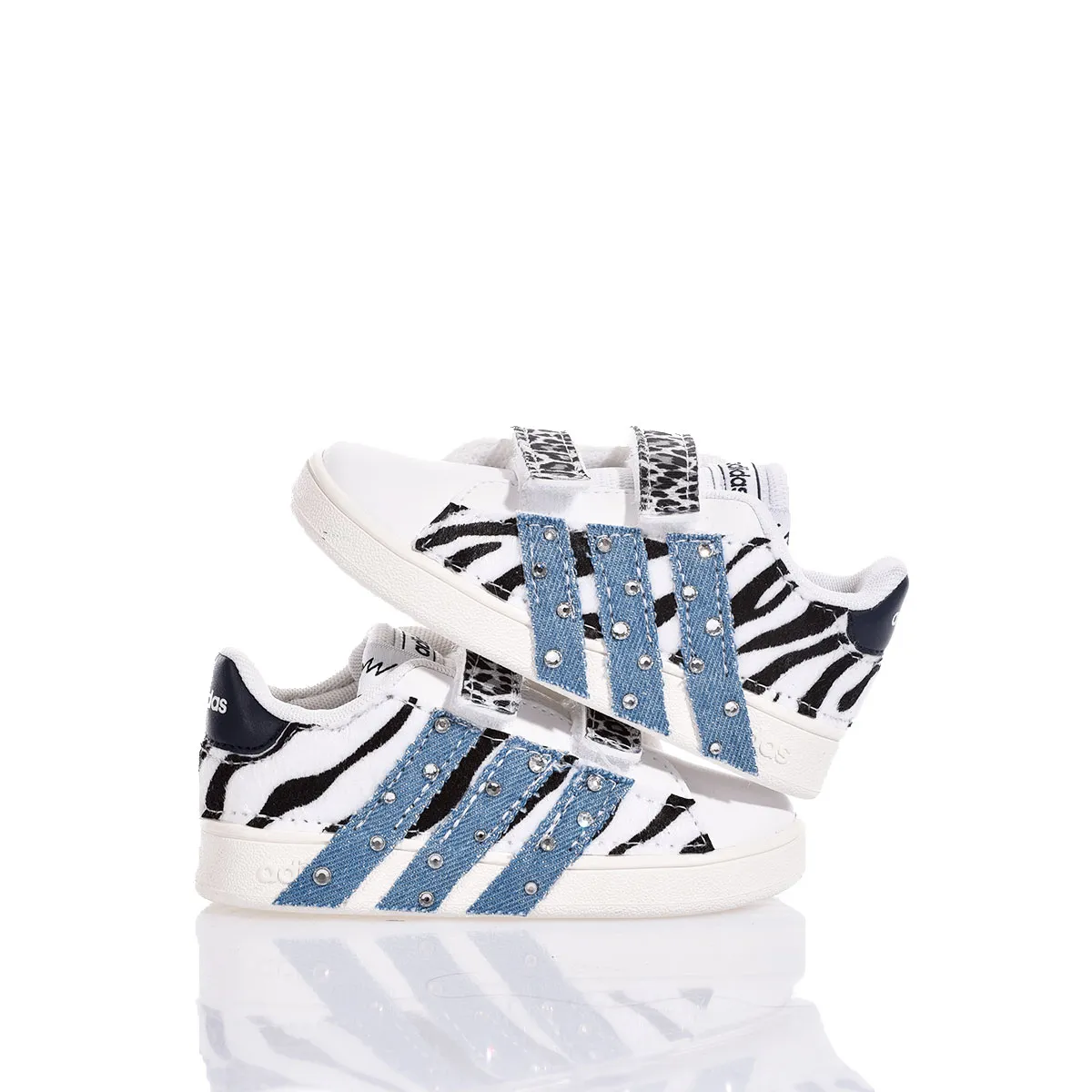 Adidas Baby Zebra Glam  Animalier, Swarovski