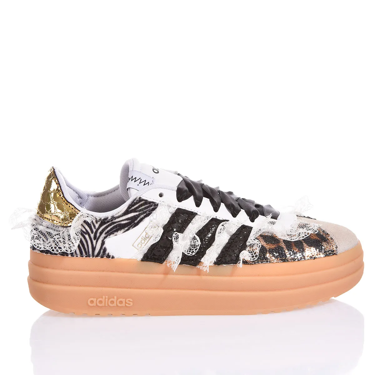 Adidas Bold Wild Lace Platform Animalier, Pizzo