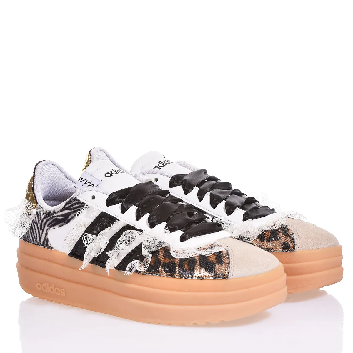 Adidas Bold Wild Lace Platform Animalier, Pizzo