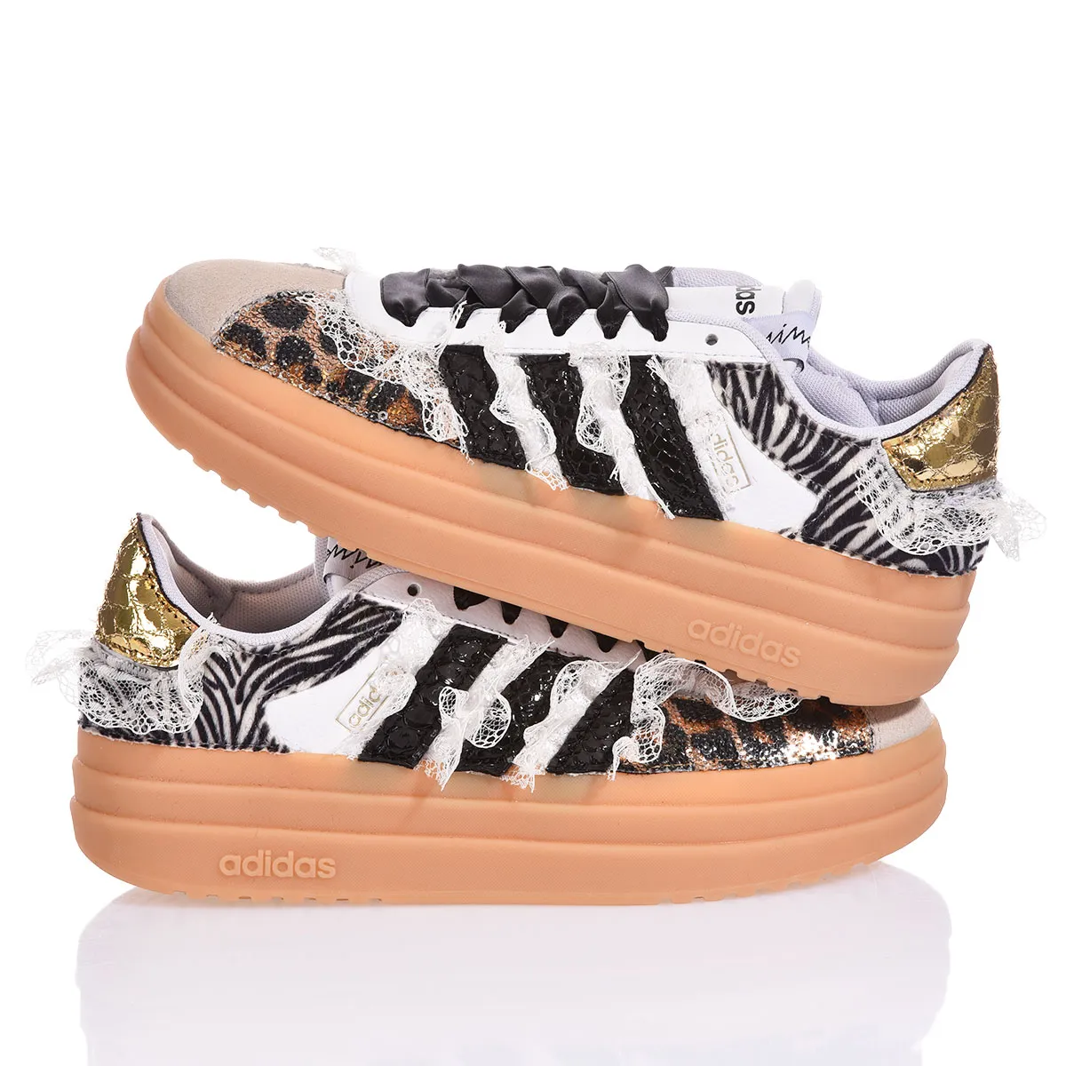 Adidas Bold Wild Lace Platform Animalier, Pizzo