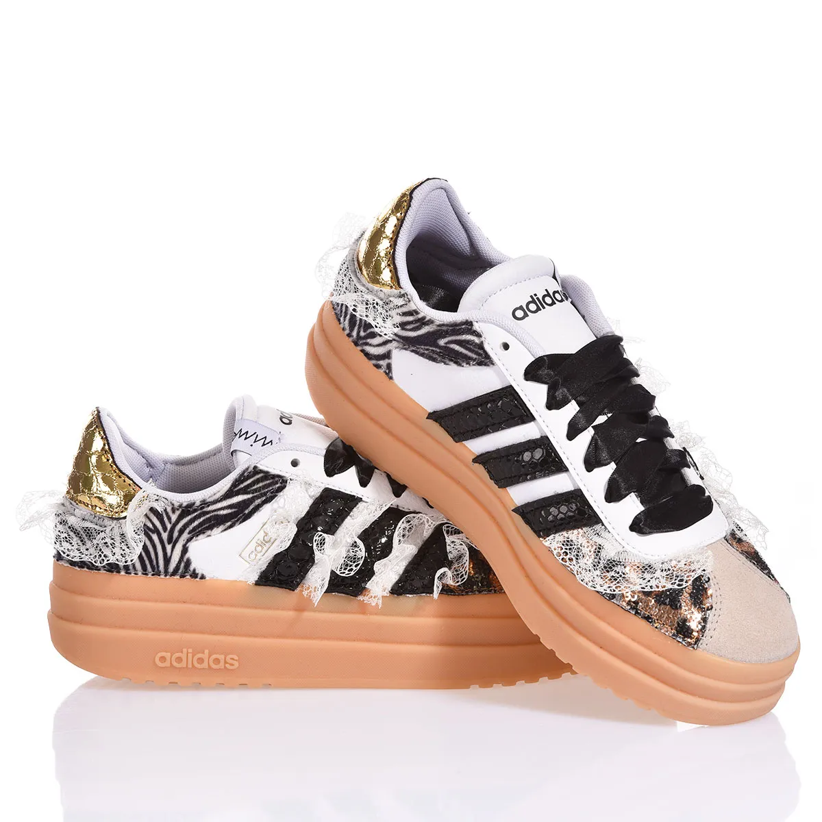 Adidas Bold Wild Lace Platform Animalier, Pizzo