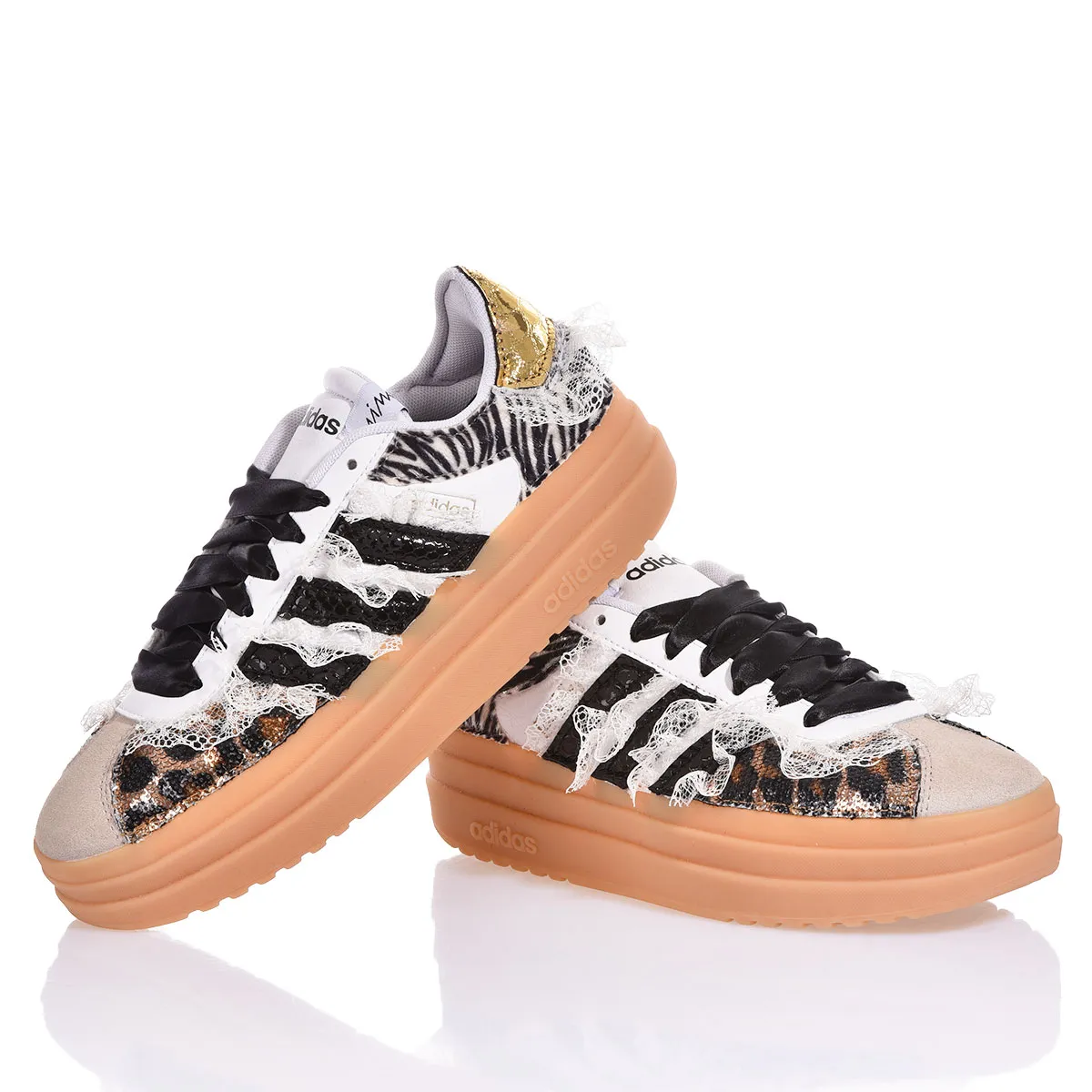 Adidas Bold Wild Lace Platform Animalier, Pizzo