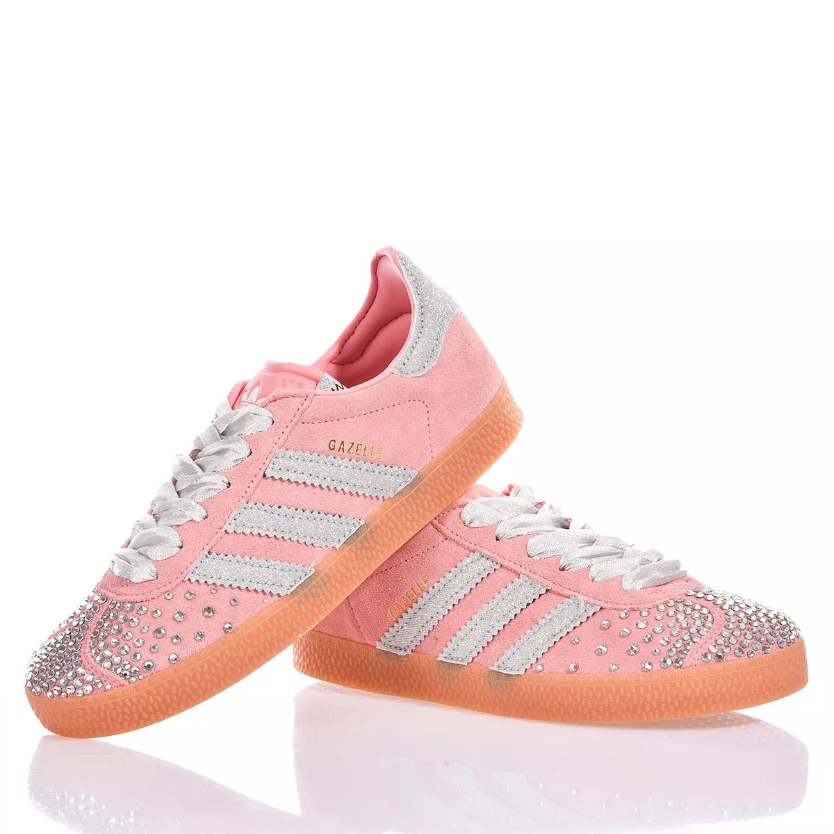 Adidas Gazelle Blush Swarovski Gazelle brokat, Swarovski