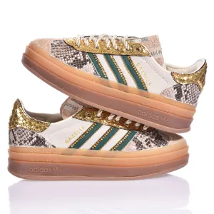 Adidas Gazelle Bold Gold Green