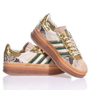 Adidas Gazelle Bold Gold Green