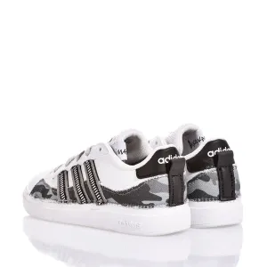 Adidas Junior Grey Camo