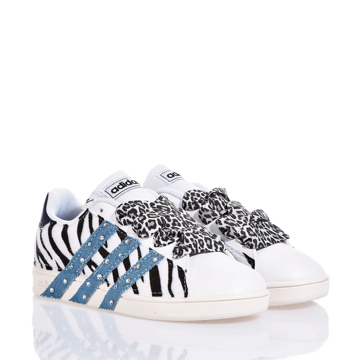 Adidas Junior Zebra Glam  Animalier, Swarovski