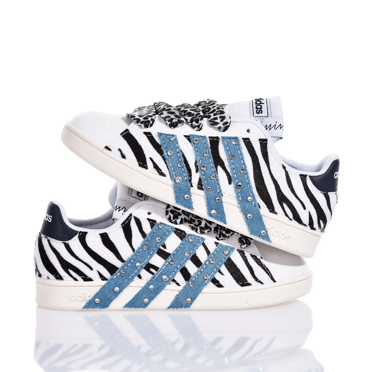 Adidas Junior Zebra Glam  Animalier, Swarovski