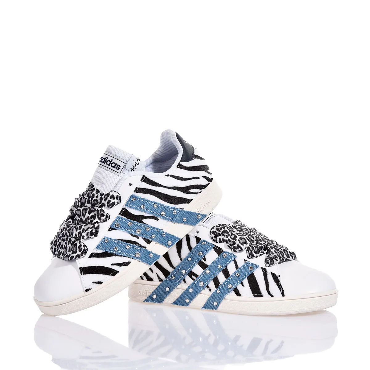 Adidas Junior Zebra Glam  Animalier, Swarovski