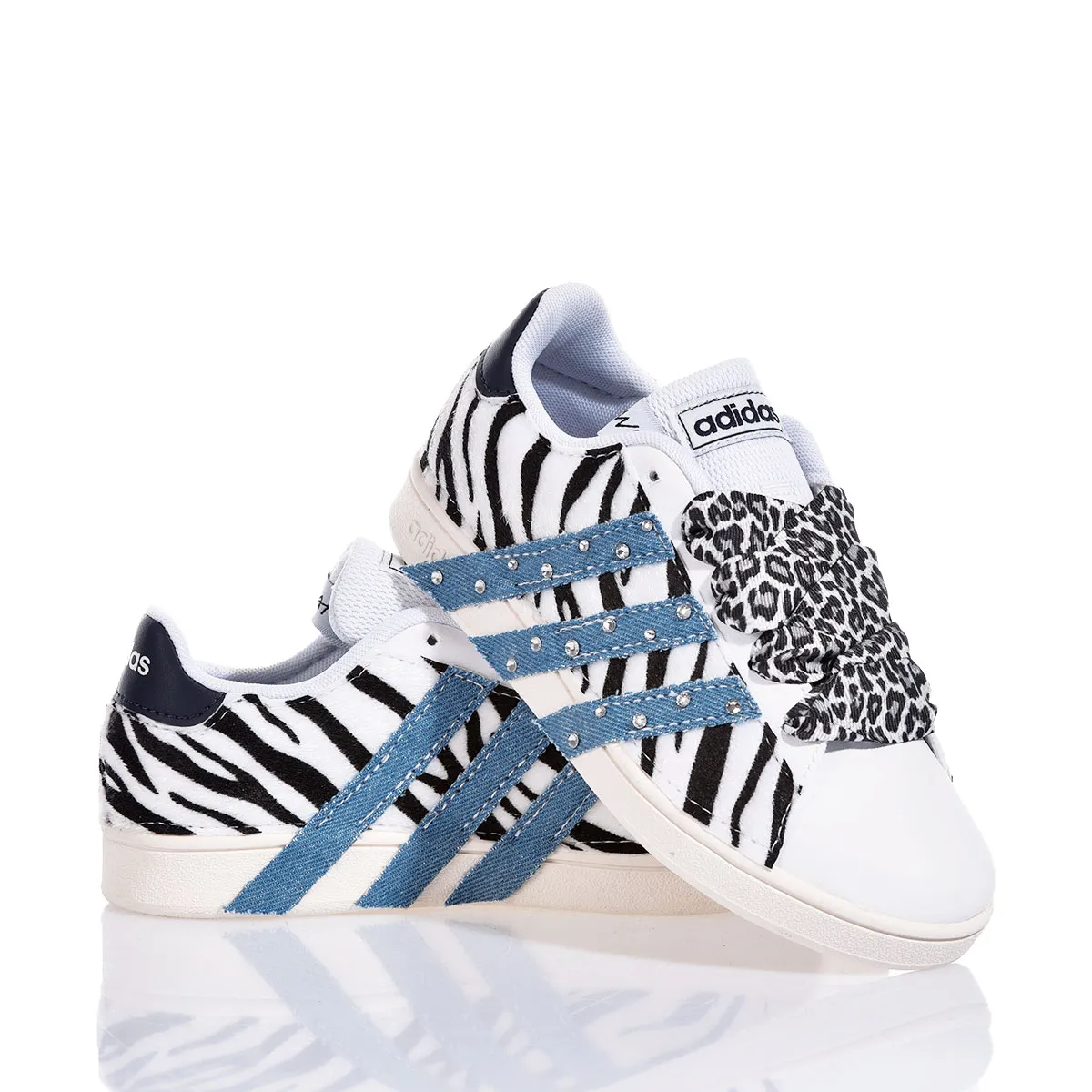 Adidas Junior Zebra Glam  Animalier, Swarovski