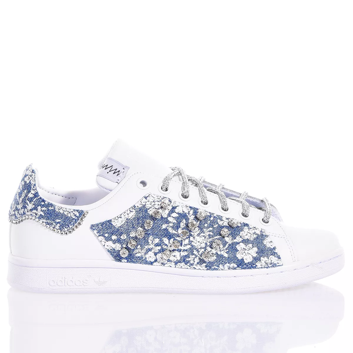 Adidas Stan Smith Flower Jeans Personnalisees