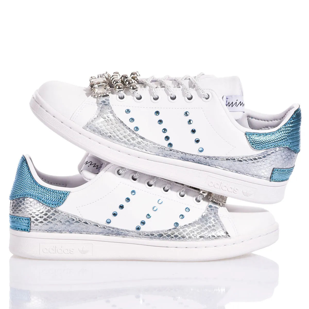 Adidas Stan Smith Light Blue Stan Smith Animalier, Swarovski