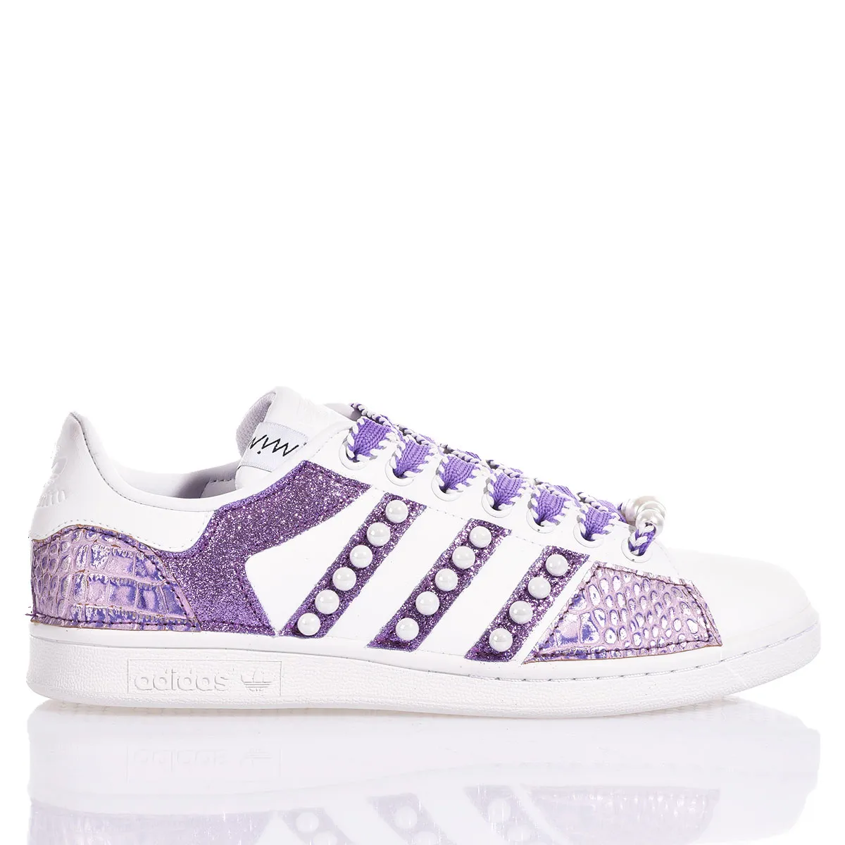 Adidas Stan Smith Purple Pearls Stan smith Animalier, Glitter, Special