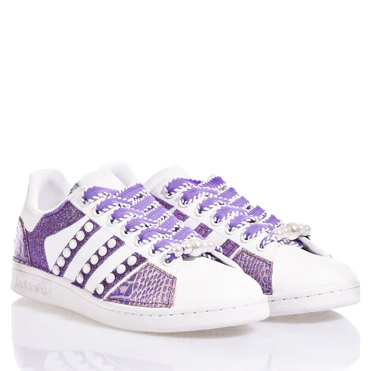 Adidas Stan Smith Purple Pearls Stan smith Animalier, Glitter, Special