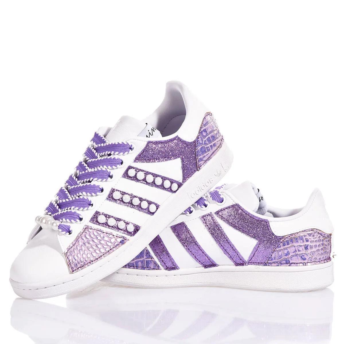 Adidas Stan Smith Purple Pearls Stan smith Animalier, Glitter, Special