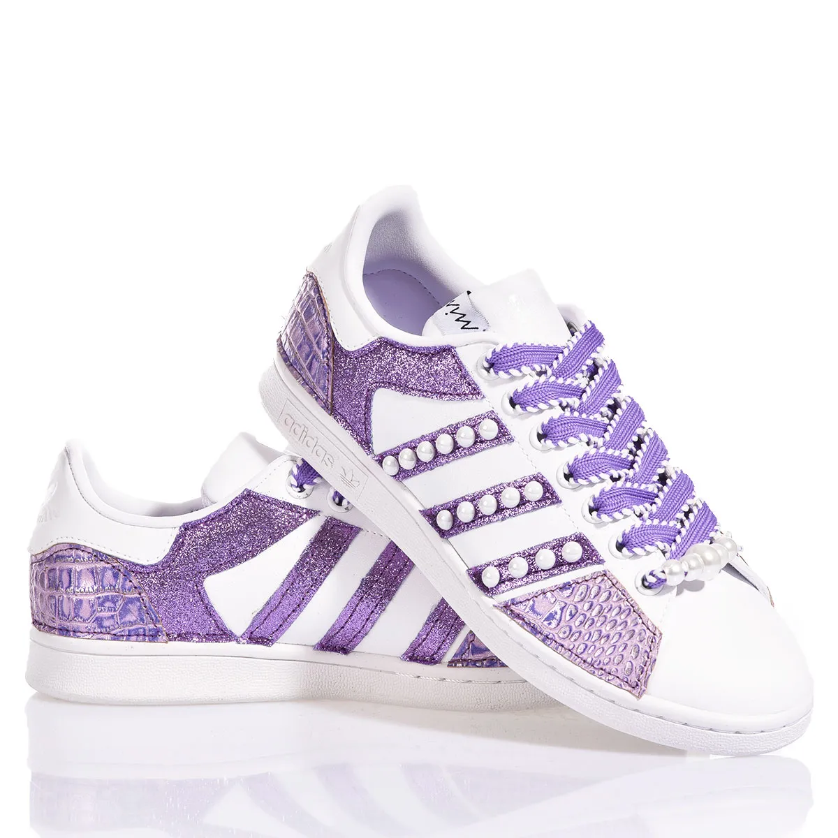 Adidas Stan Smith Purple Pearls Stan smith Animalier, Glitter, Special