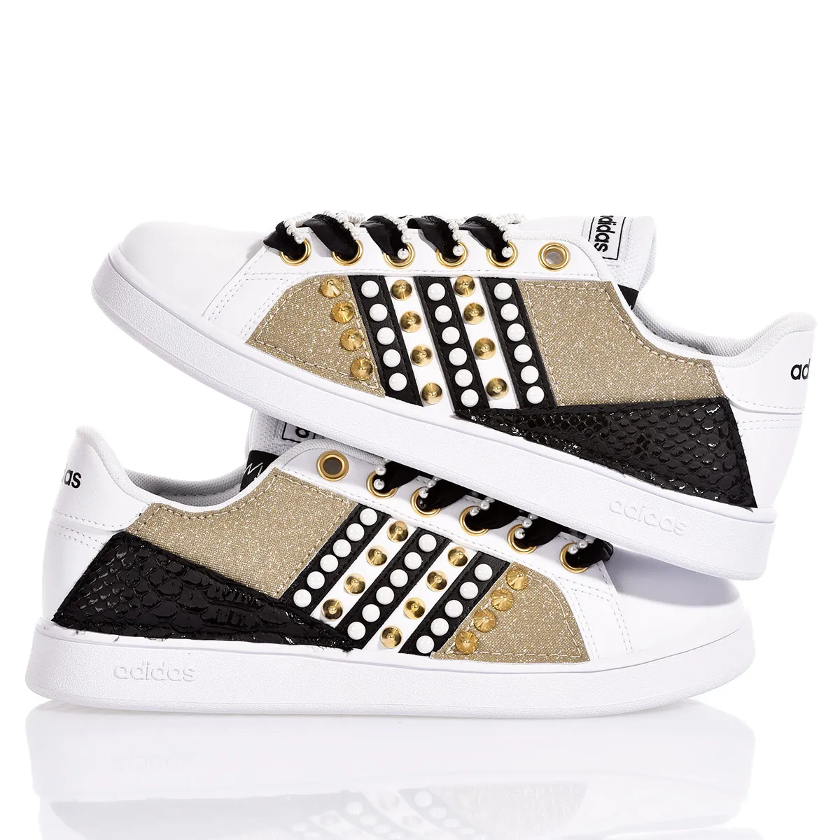 Adidas Studs & Pearls Advantage Borchie, Glitter, Special