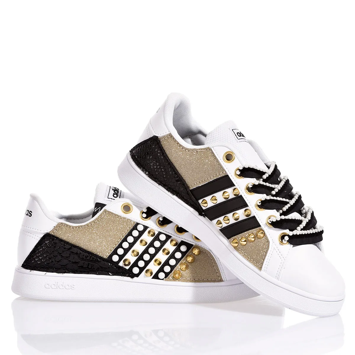 Adidas Studs & Pearls Advantage Borchie, Glitter, Special