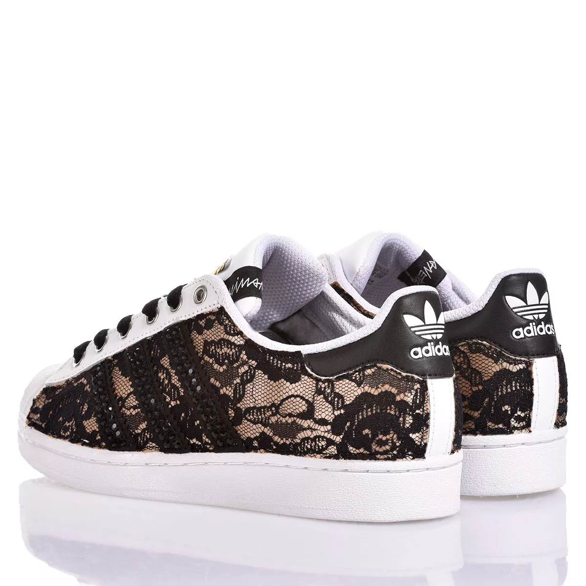 Adidas Superstar Black Lace Superstar koronka, Special, Swarovski