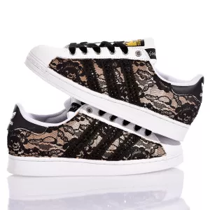 Adidas Superstar Black Lace