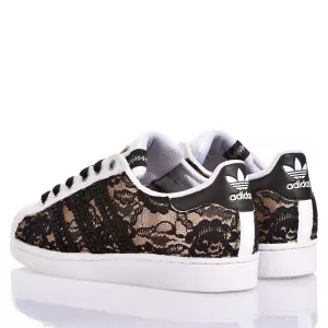 Adidas Superstar Black Lace