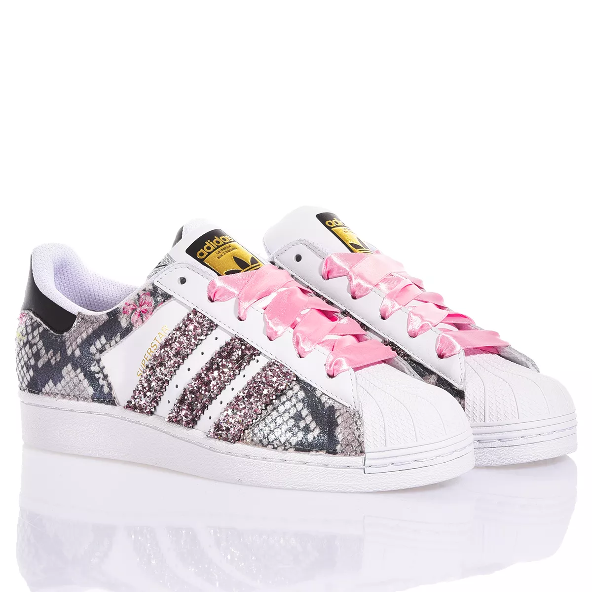 Adidas Superstar Blossom Superstar Animalier, Glitzer