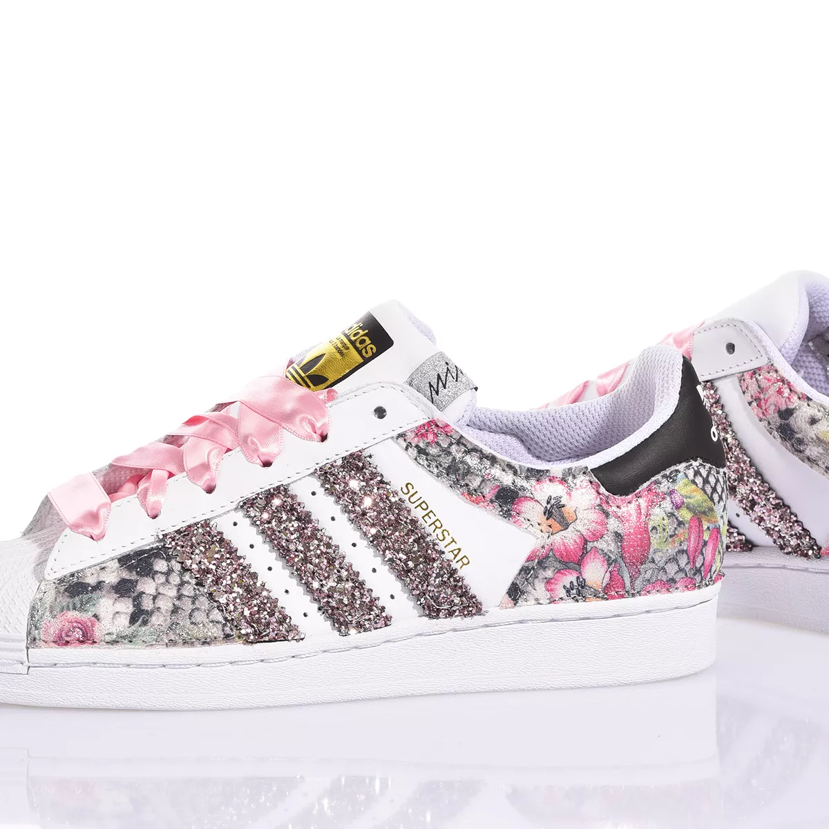 Custom adidas supercolor superstar shoes blush pink hotsell