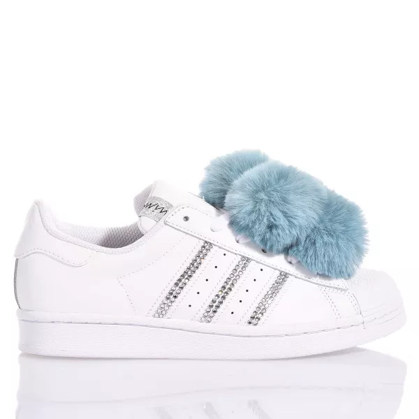 Adidas Superstar Blue Pom Pom adidas