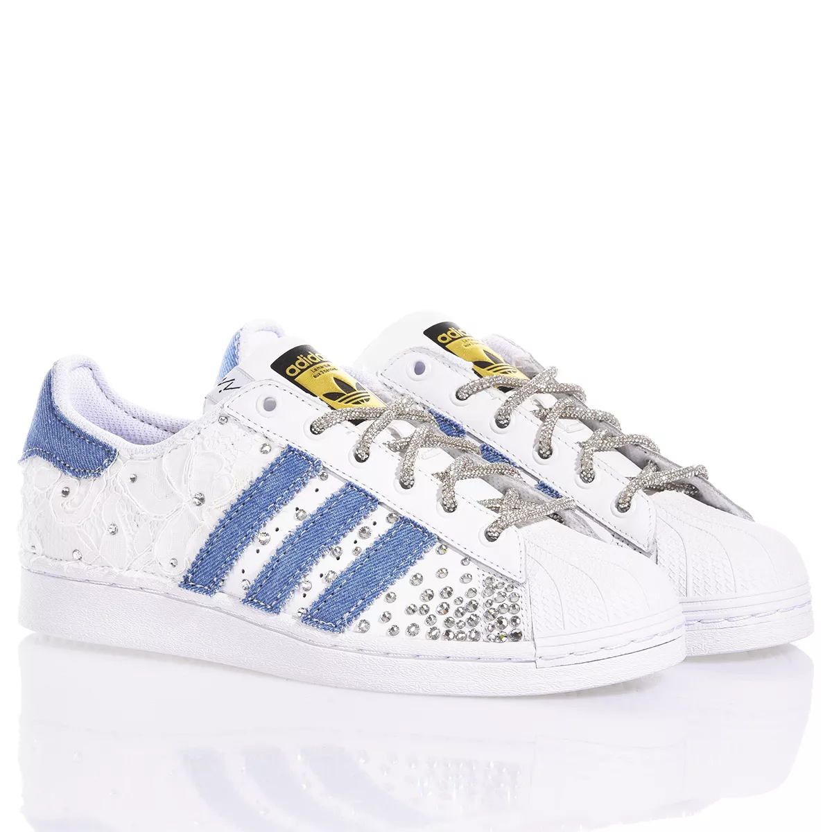 Adidas Superstar Boho Denim Superstar Special, Swarovski