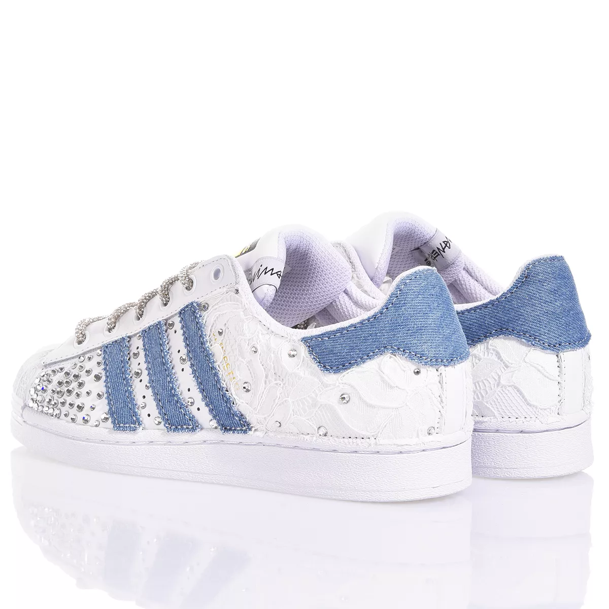 Adidas Superstar Boho Denim Superstar Special, Swarovski