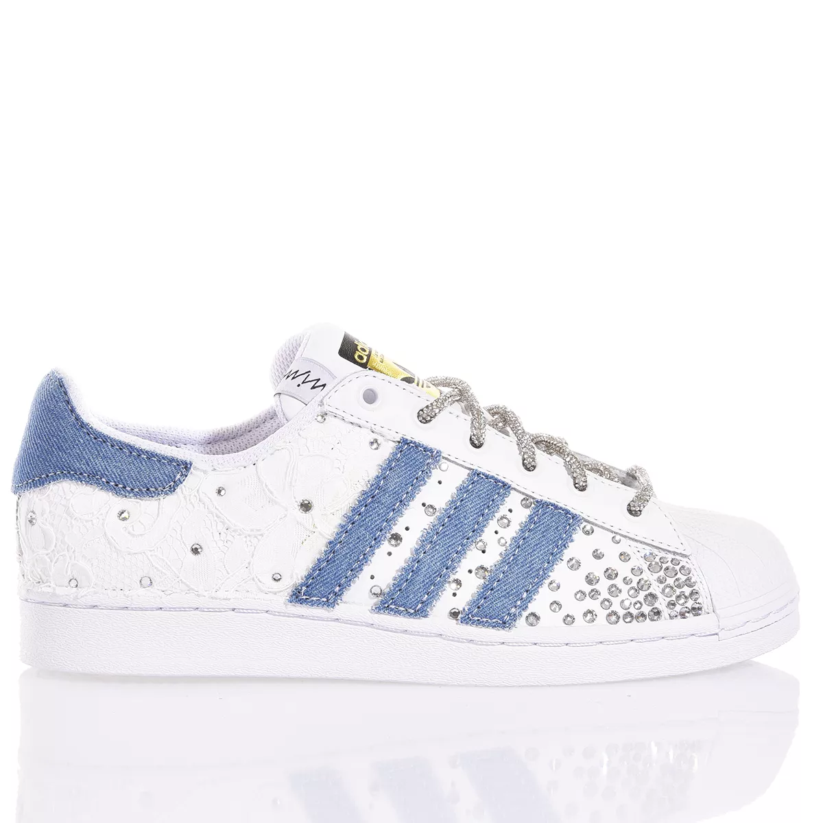 Adidas Superstar Boho Denim Superstar Special, Swarovski