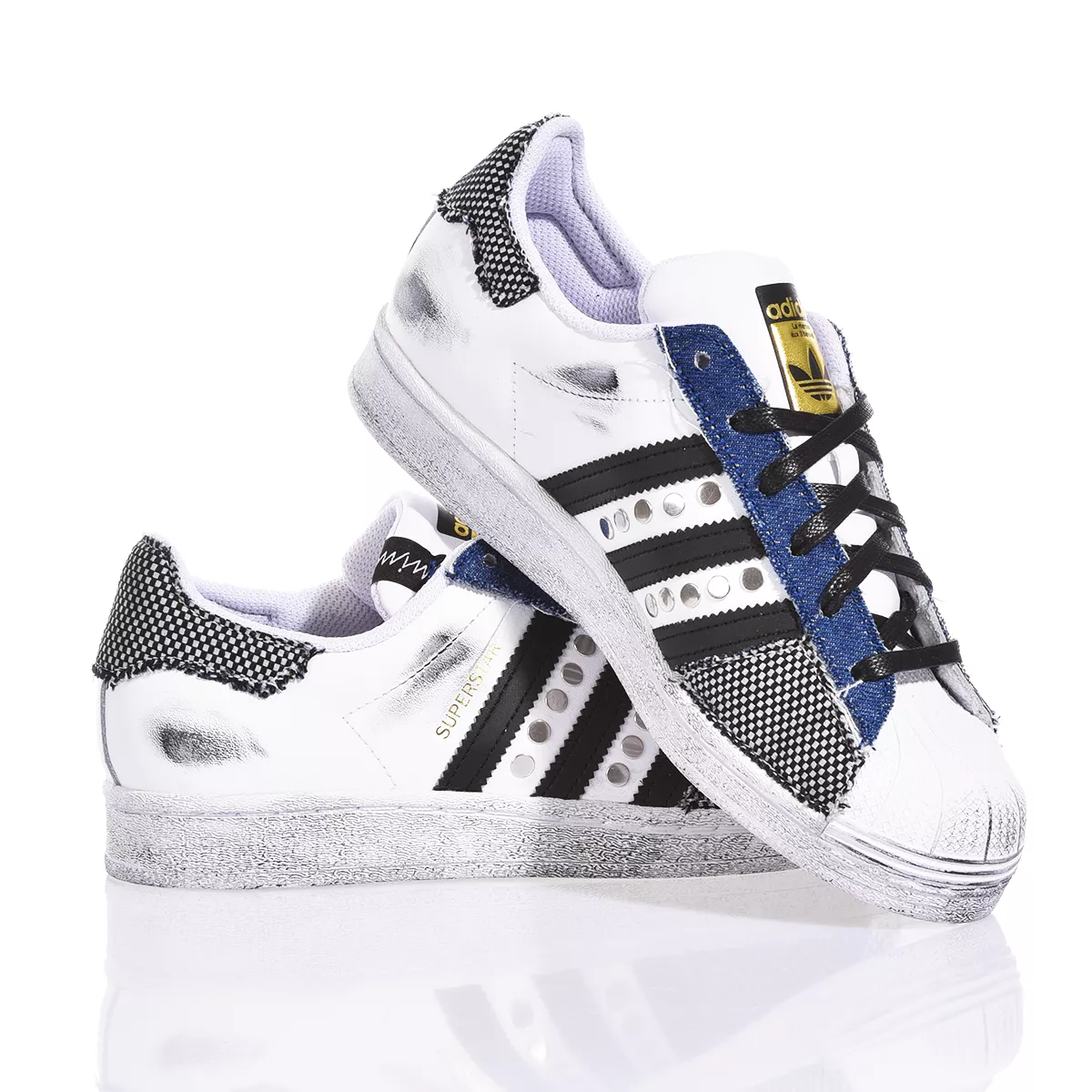 Adidas Superstar Denim Check Superstar Borchie, Special