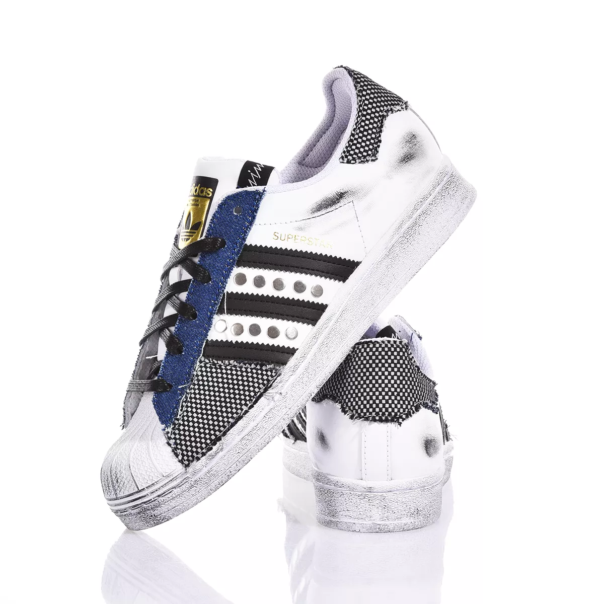 Adidas Superstar Denim Check Superstar Stollen, Special