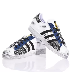 Adidas Superstar Denim Check