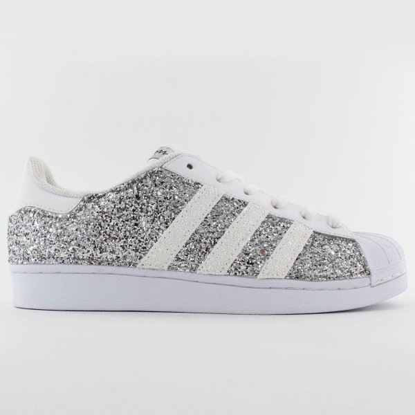 yeezy adidas glitter argento