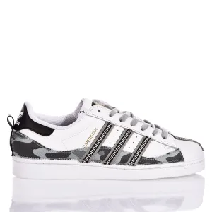 Adidas Superstar Grey Camo