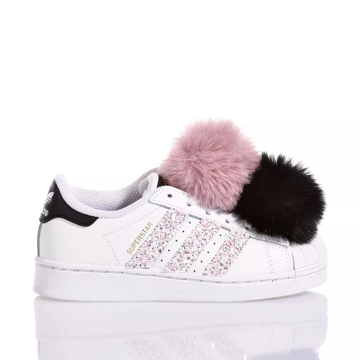 Adidas Superstar Junior Pom Pom Personalizzate