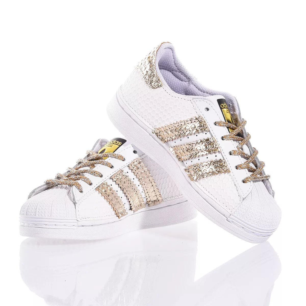 Adidas Superstar Junior White Hive Personalizzate