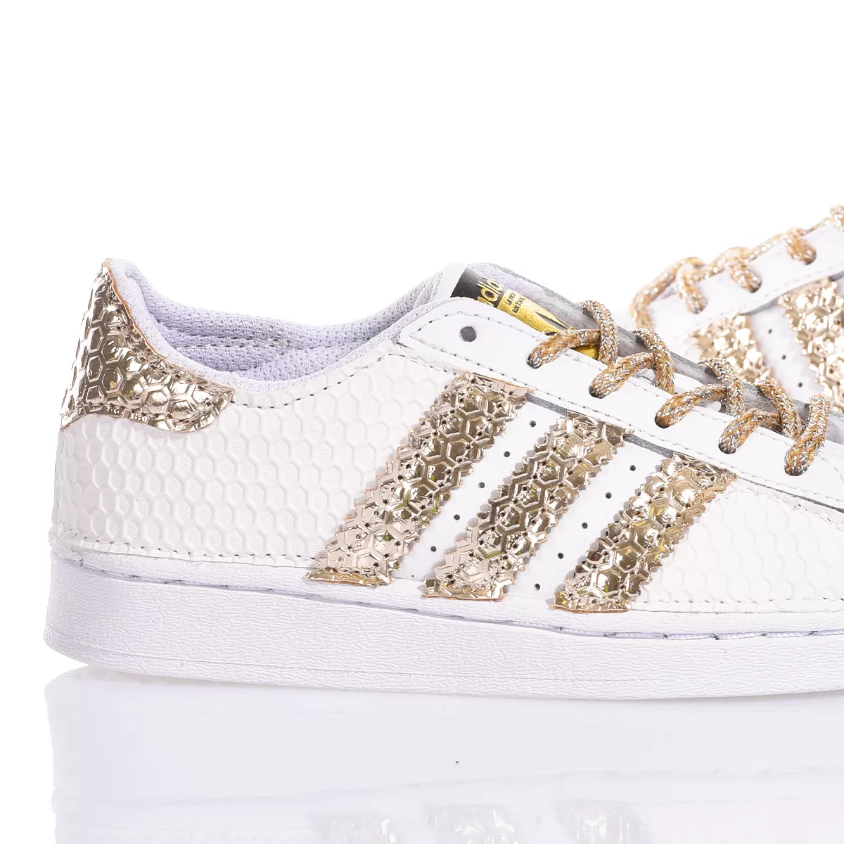 Adidas Superstar Junior White Hive Personalizzate