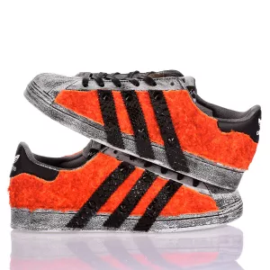 Adidas Superstar Orange Side