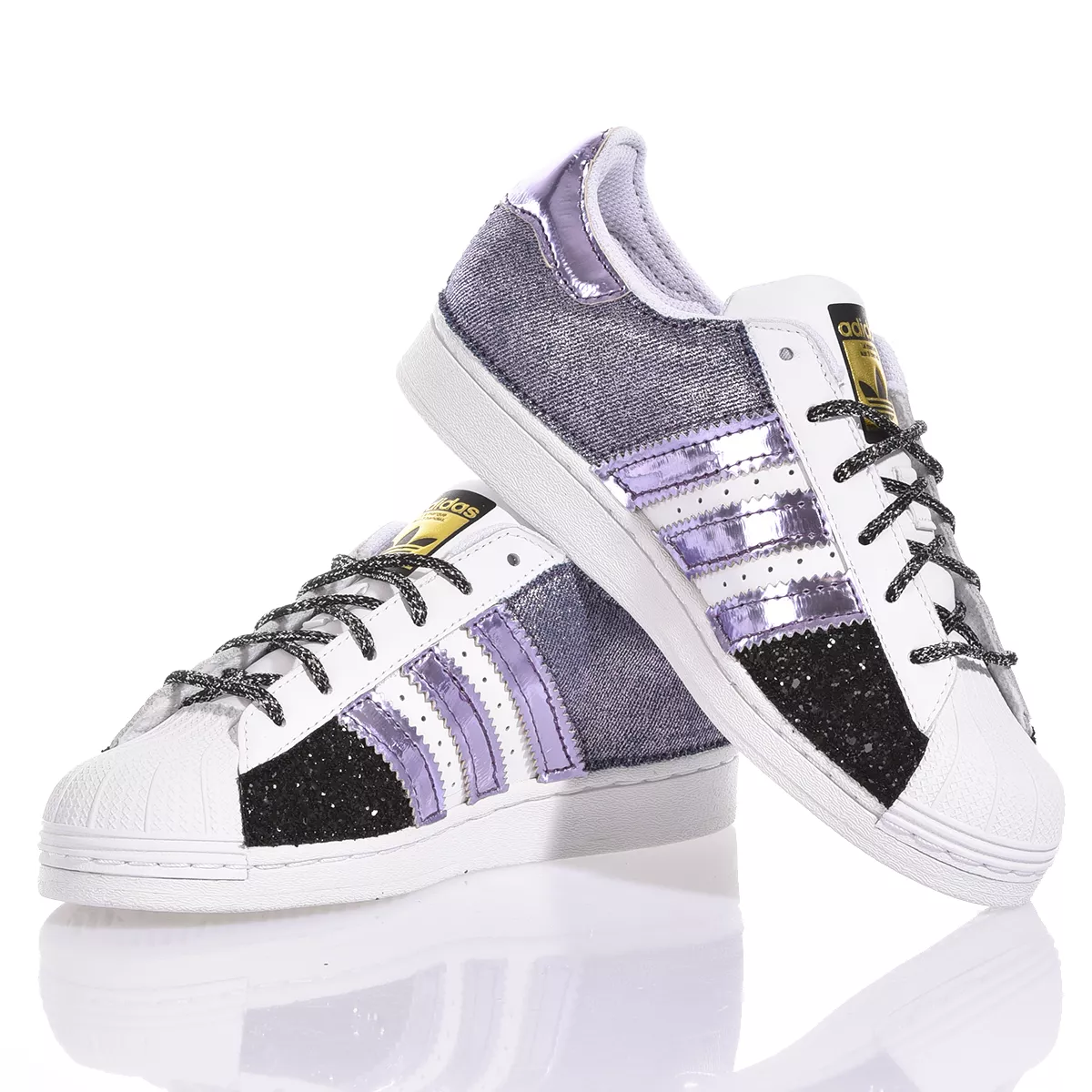 Adidas Superstar Purple Power Superstar brokat, Special