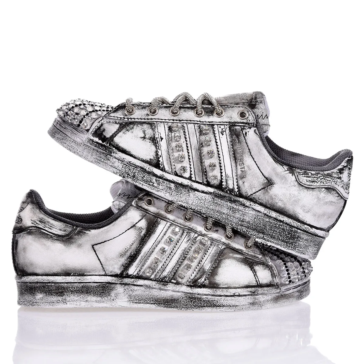 Adidas Superstar Tip Swarovski Superstar Efecto Lavado, Swarovski