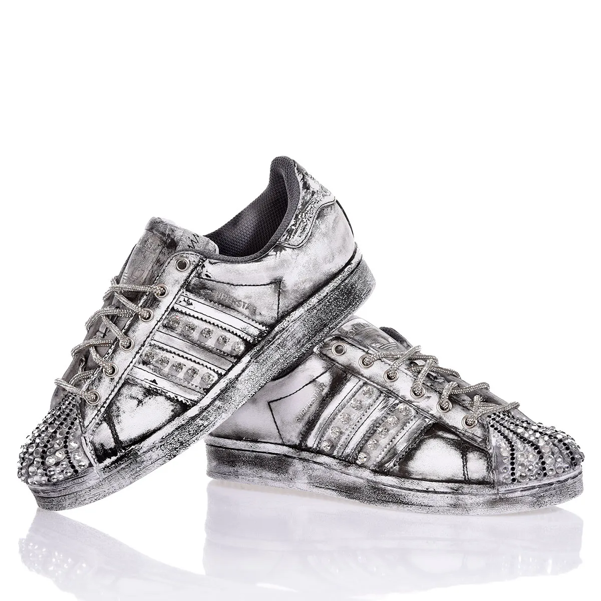 Adidas Superstar Tip Swarovski Superstar Efecto Lavado, Swarovski