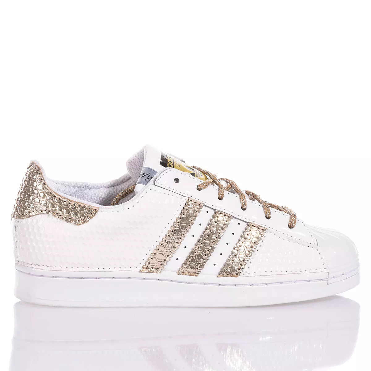 Adidas Superstar White Hive Personalizzate