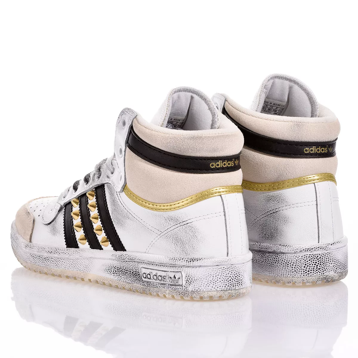 Adidas Top Ten Gold Studs  