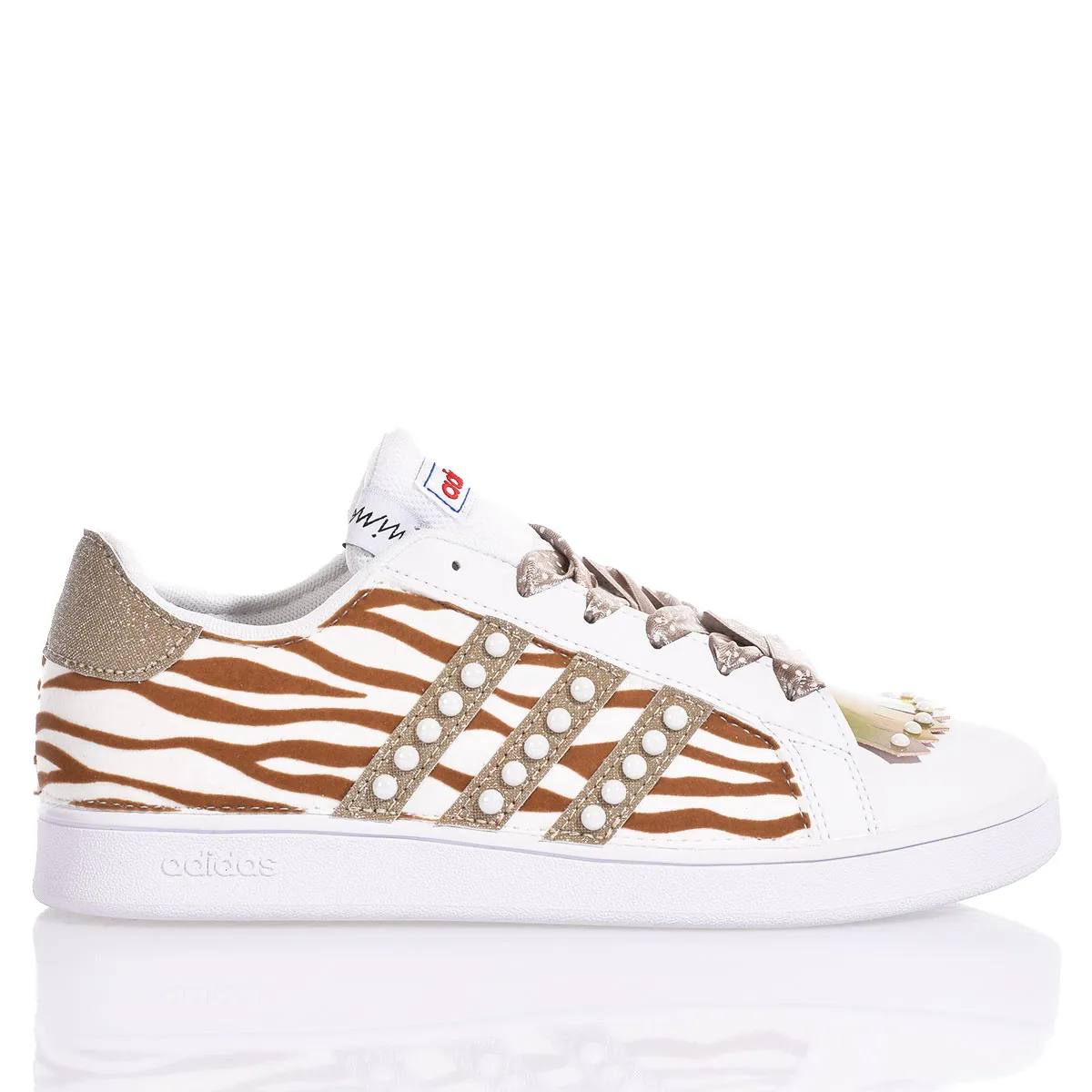 Adidas Zebra Cream  Estampados de animal, Glitter, Special