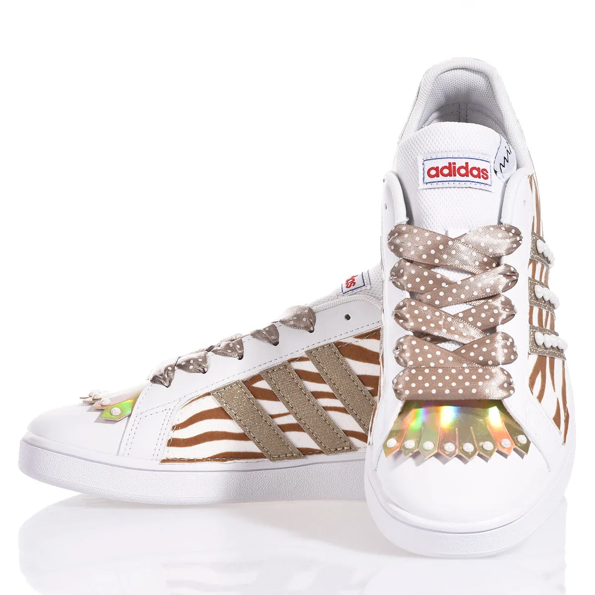 Adidas Zebra Cream  Estampados de animal, Glitter, Special